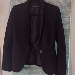 New York & Company 7th Avenue Plum Blazer